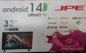 JPE 32" Frameless Android Smart TV
