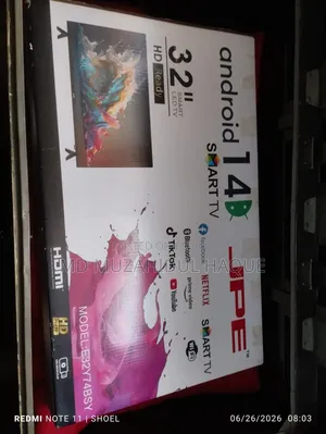 JPE 32" Frameless Android Smart TV