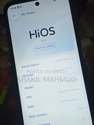 টেকনো স্পার্ক ৫০ ১২৮ জিবি