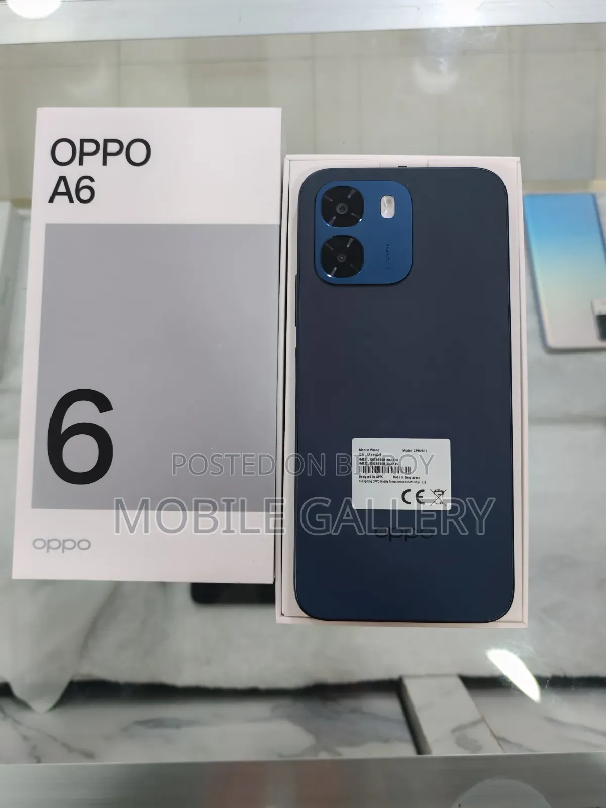New Oppo A6 128 GB Blue