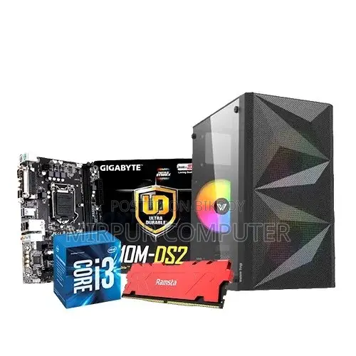 New Desktop Computer Gigabyte 8GB Intel Core i3 SSD 256GB