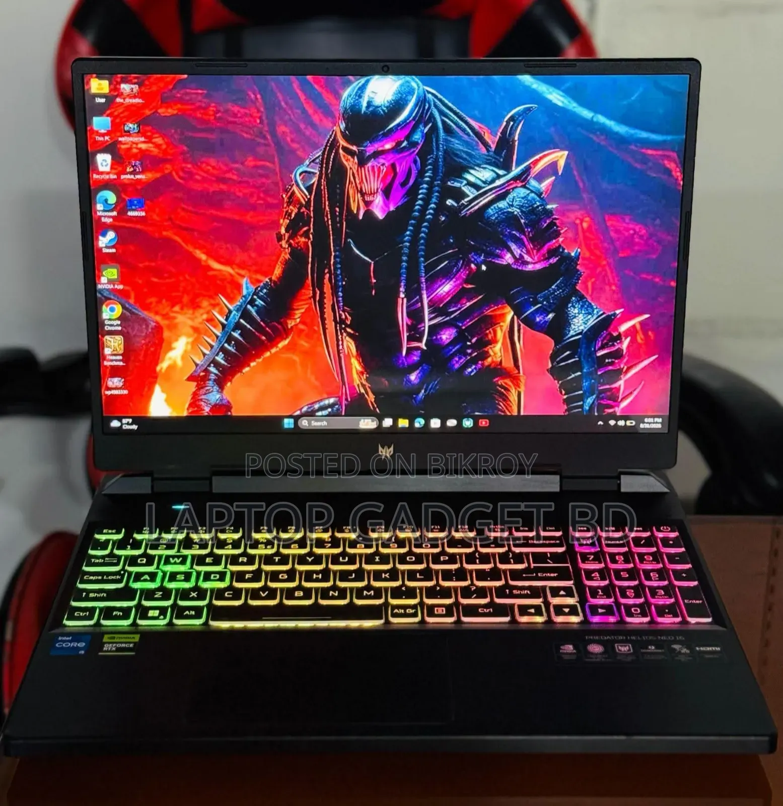 Laptop Acer Predator Helios 16 16GB Intel Core i9 SSD 1T