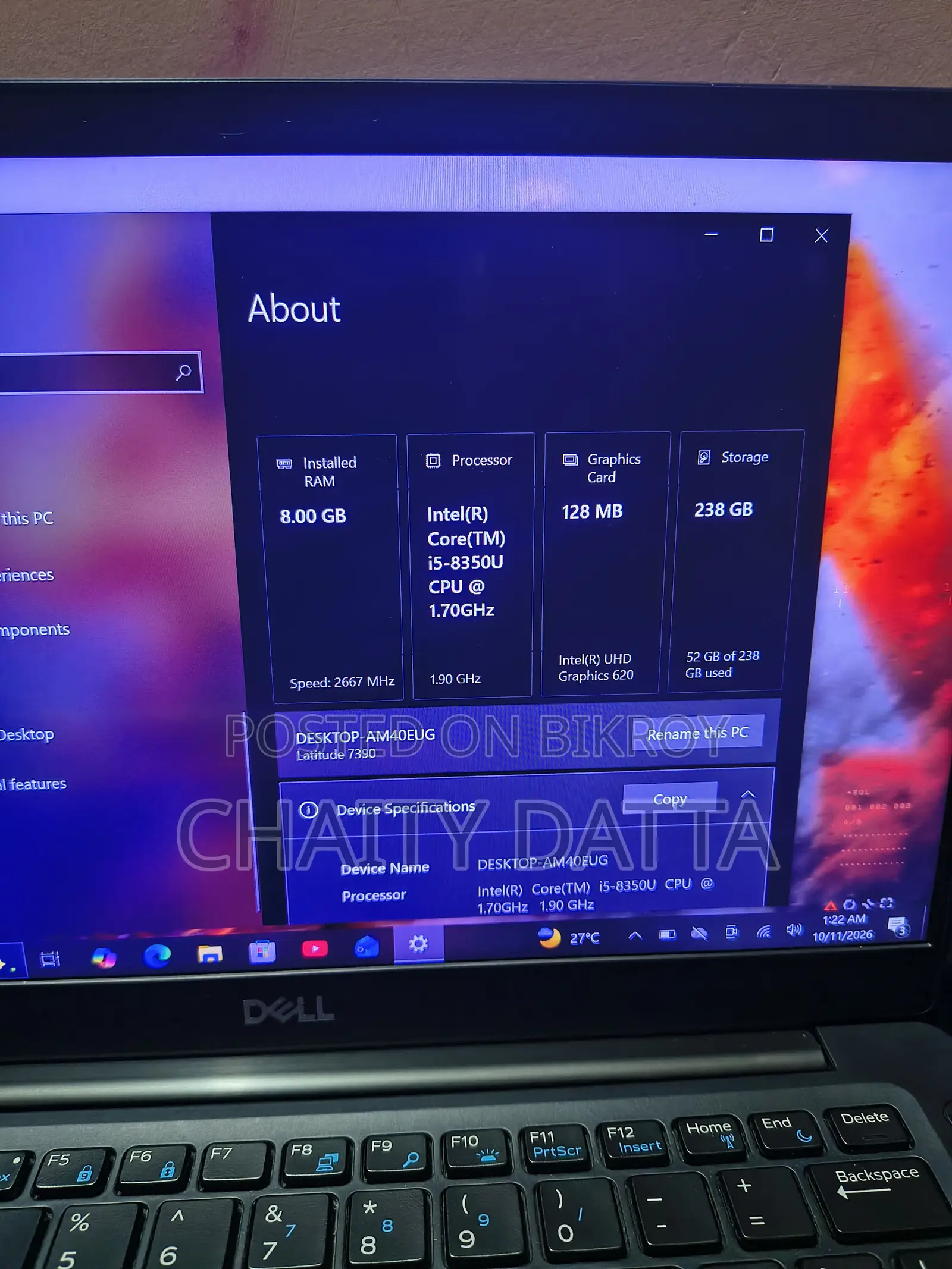 New Laptop Dell Latitude 7390 2-in-1 8GB Intel Core i5 SSD 256GB