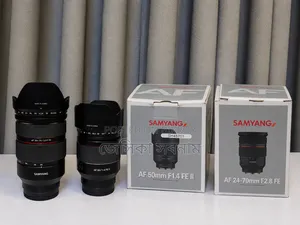Samyang (24-70mm/ 2.8FE) + Samyang (50mm/1.4FE) Brand New