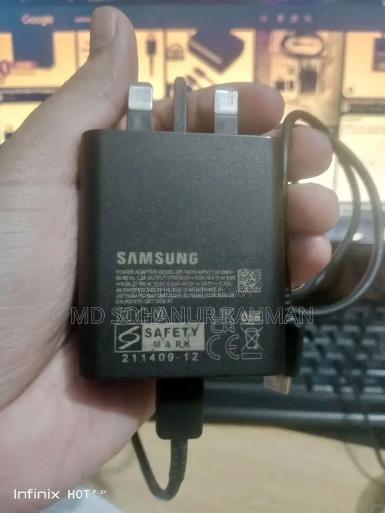 Samsung 45W Charger Adapter and Cable