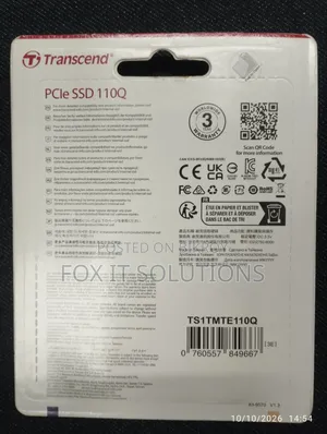 Transcend PCIe SSD 110Q (Gen 3 X4)