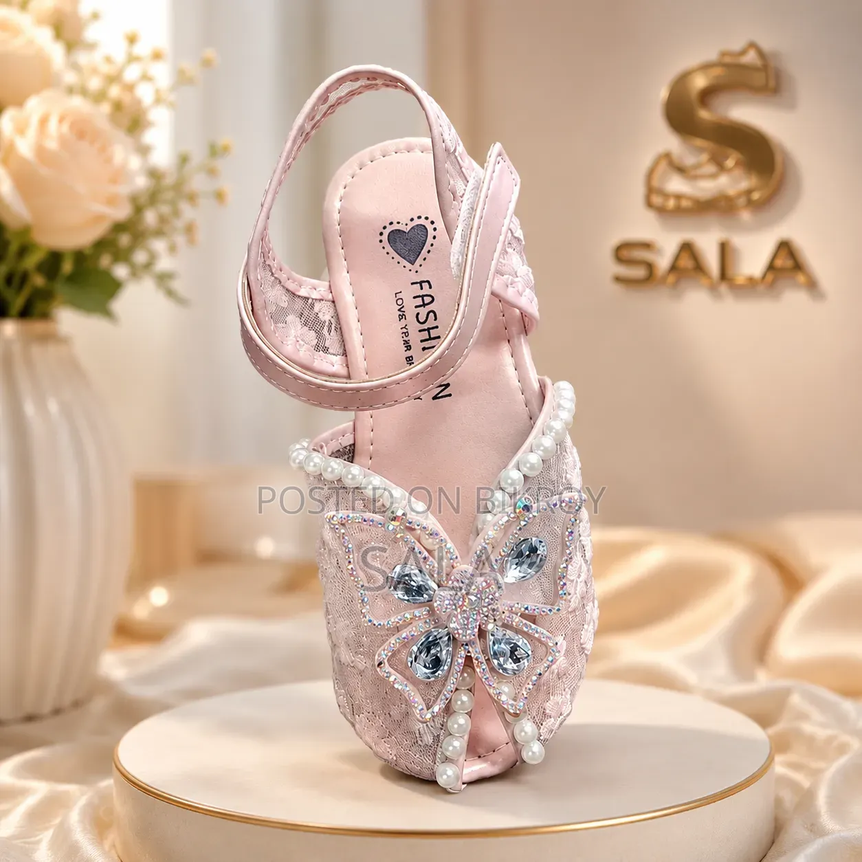 Baby Princess Embroidered Sandal