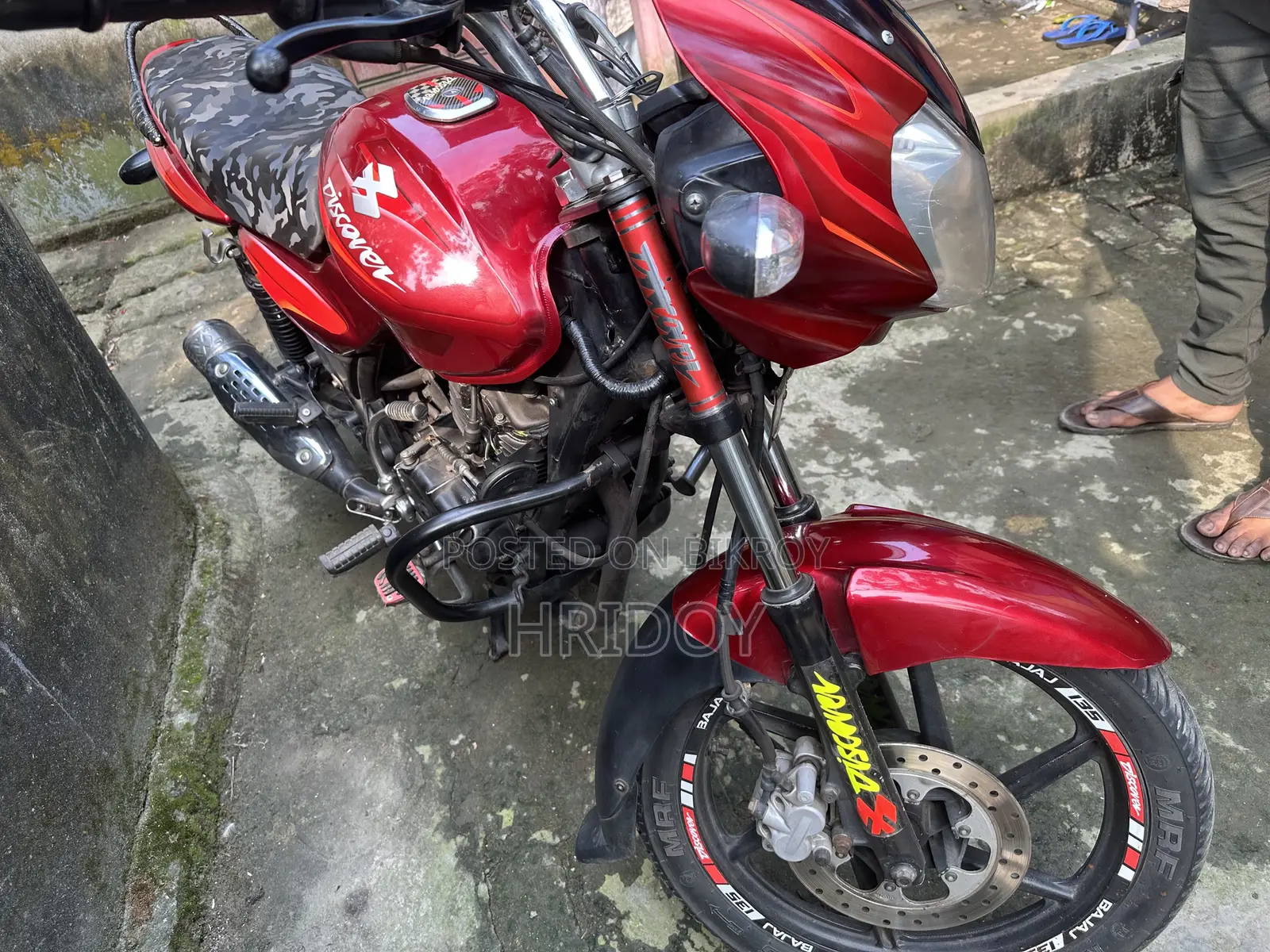 Bajaj Discover 135 2013 Red