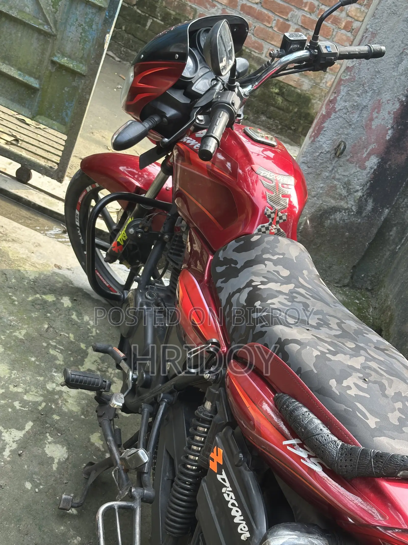 Bajaj Discover 135 2013 Red