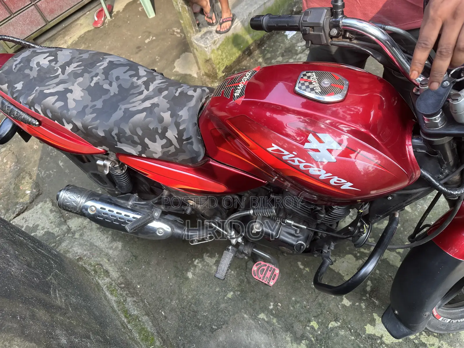 Bajaj Discover 135 2013 Red