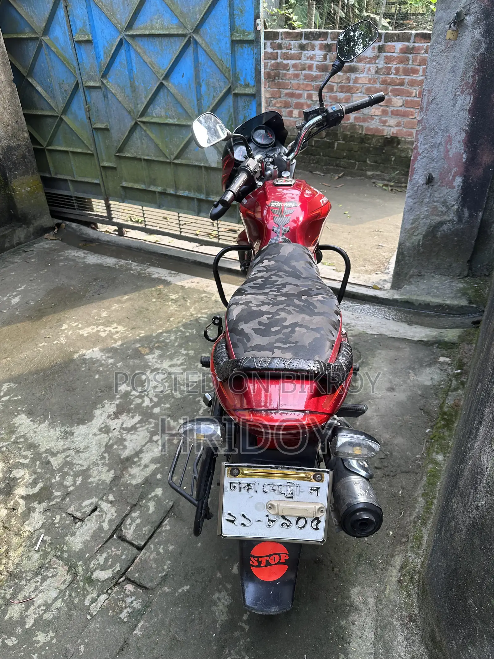 Bajaj Discover 135 2013 Red