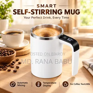 Electric Magnetic Self Stirring Mug for Mixing Coffee and Tea