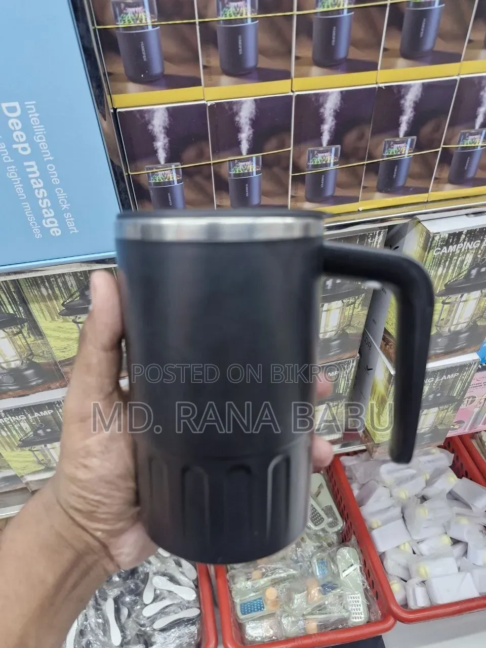 Electric Magnetic Self Stirring Mug for Mixing Coffee and Tea