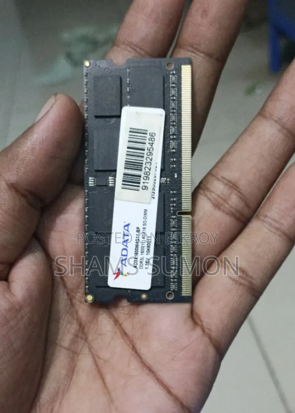 4 GB RAM DDR3