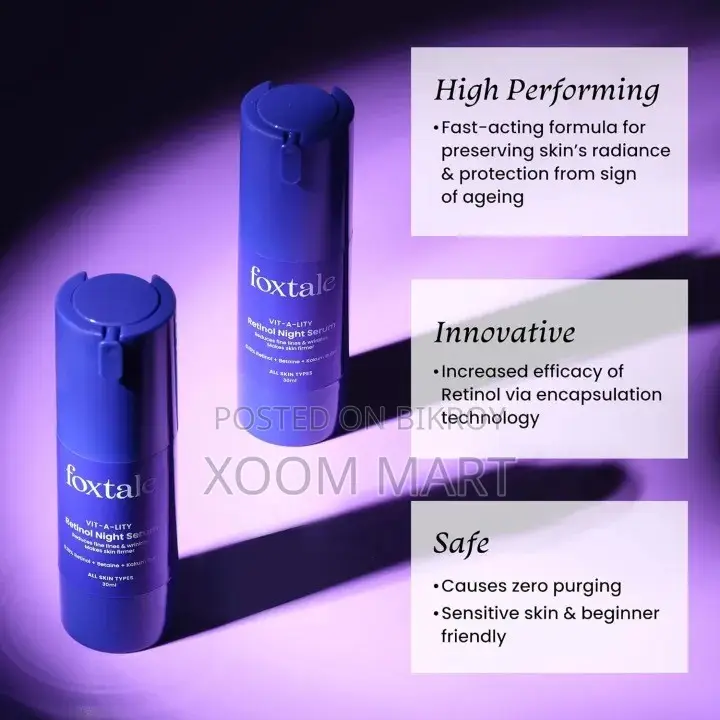 Foxtale Vit-a-Lity 0.15% Encapsulated Retinol Night Serum (30 Ml