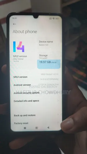 Xiaomi Redmi 13C 256 GB Blue