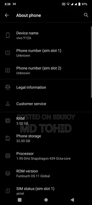 Vivo Y12 32 GB