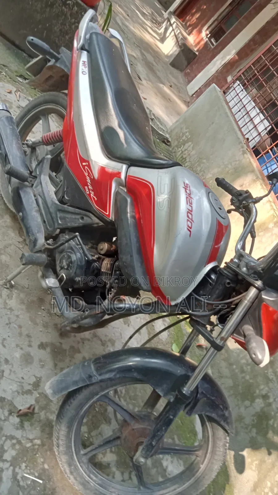 হিরো স্প্লেন্ডর ১১০ ২০২২ লাল