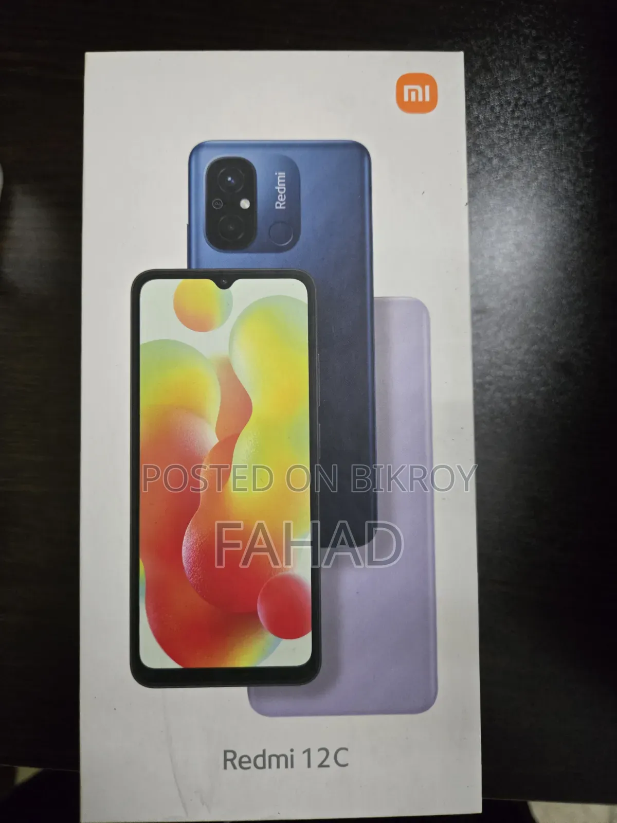 শাওমি রেডমি ১২সি ১২৮ জিবি ব্ল্যাক