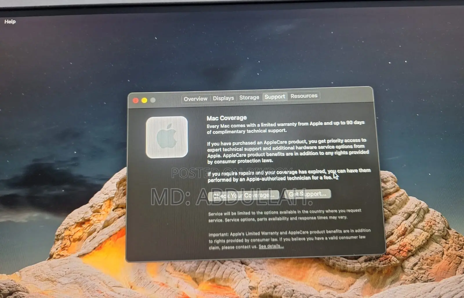 Desktop Computer Apple Mac Mini 8GB Intel Core i5 HDD 1TB