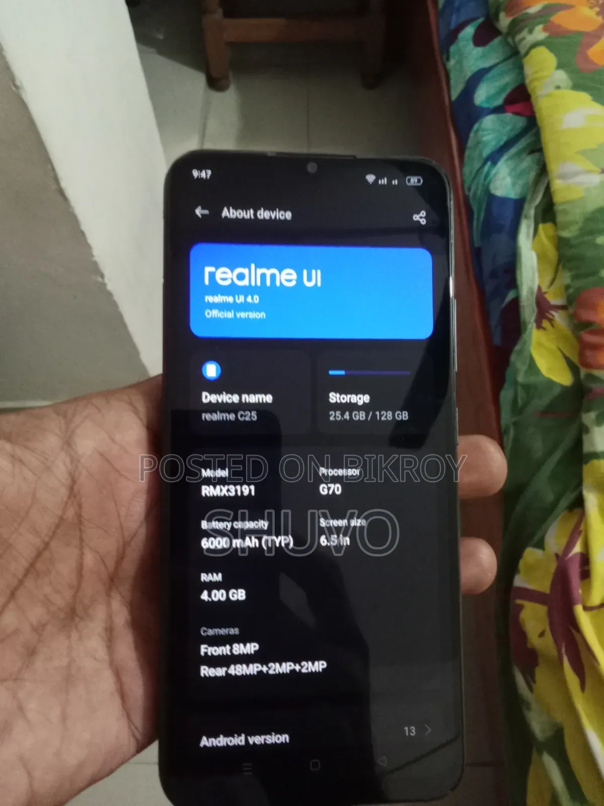 Realme C25s 128 GB Gray