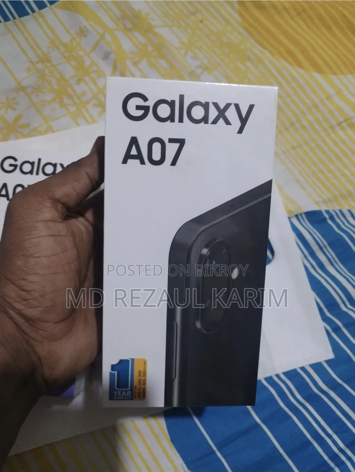 New Samsung Galaxy A07 64 GB Black