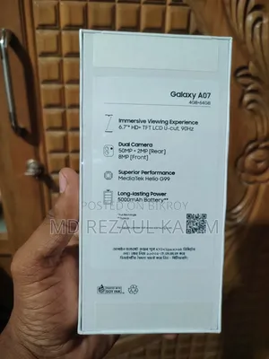 New Samsung Galaxy A07 64 GB Black