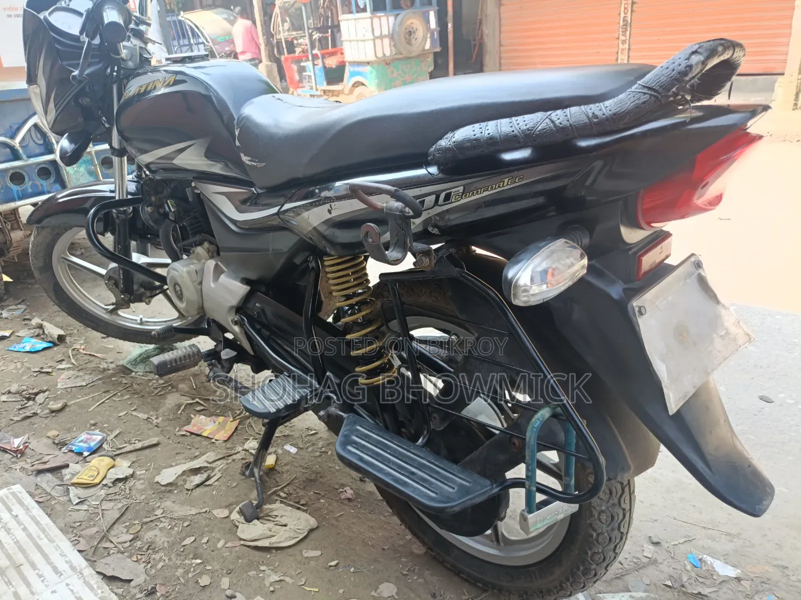 বাজাজ প্লাটিনা ১০০ ২০২১ কালো
