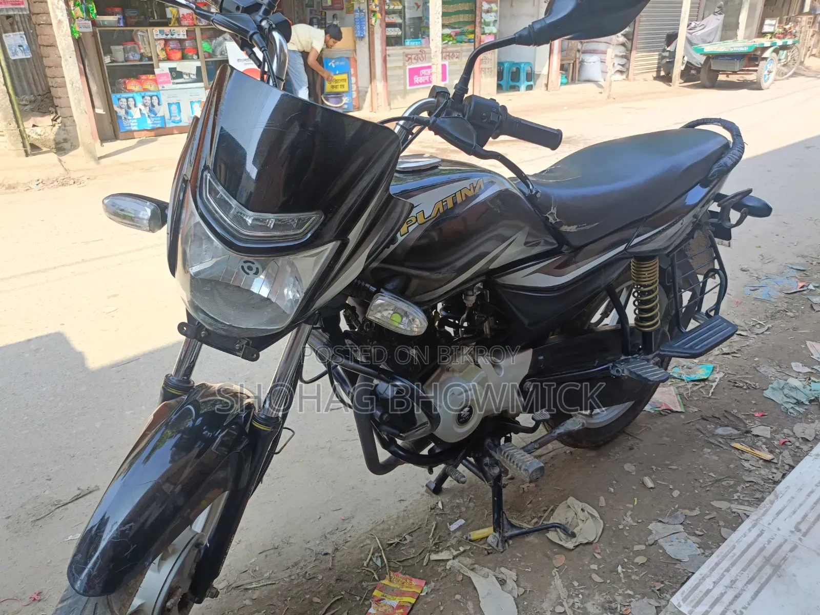 বাজাজ প্লাটিনা ১০০ ২০২১ কালো