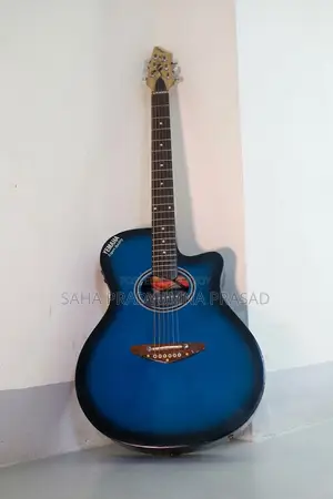 For Sale — Yamaha Blue Acoustic-Electric Guitar!