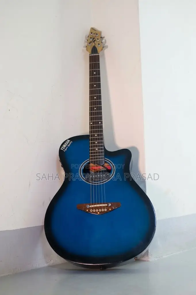 For Sale — Yamaha Blue Acoustic-Electric Guitar!