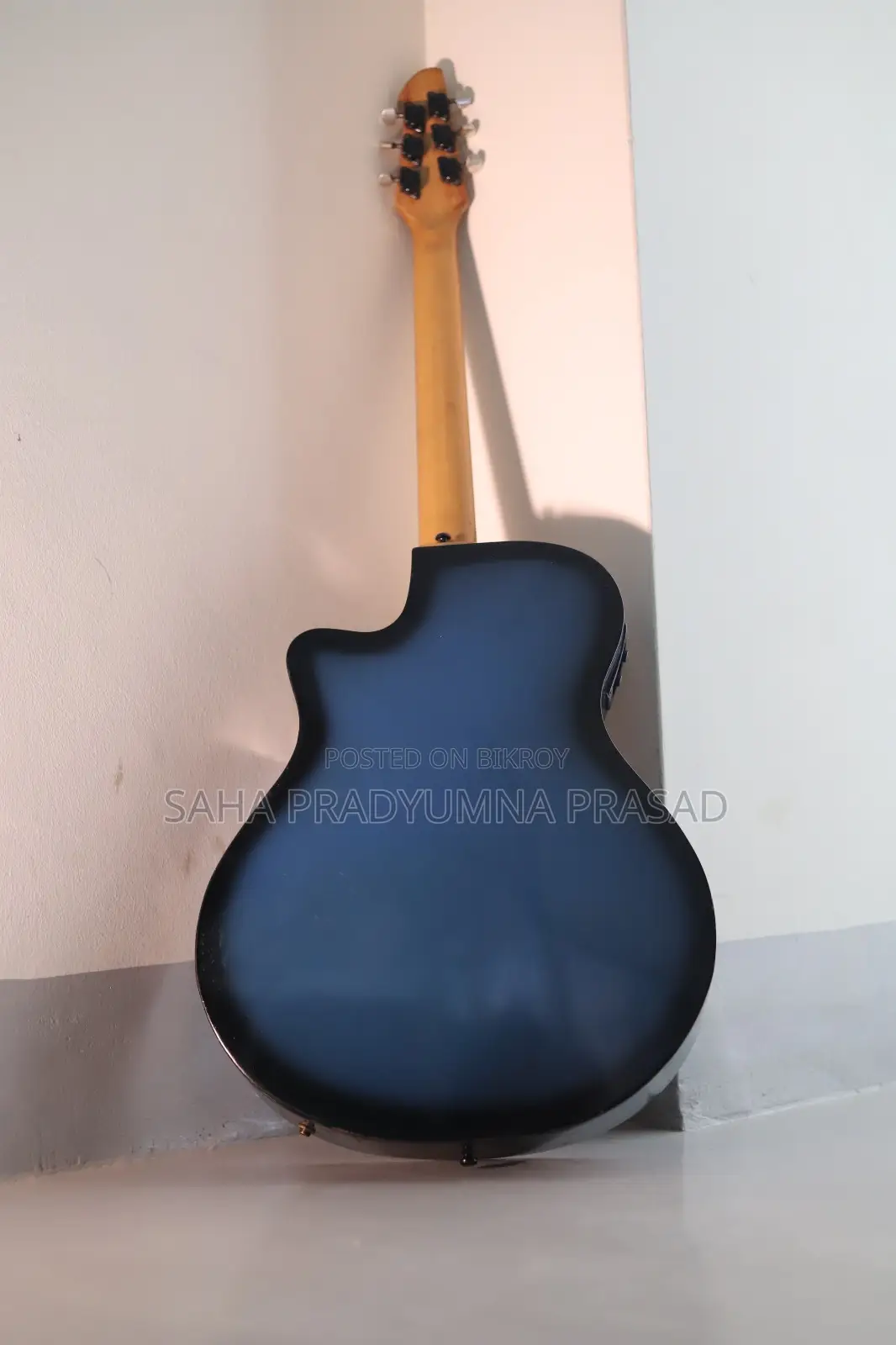 For Sale — Yamaha Blue Acoustic-Electric Guitar!
