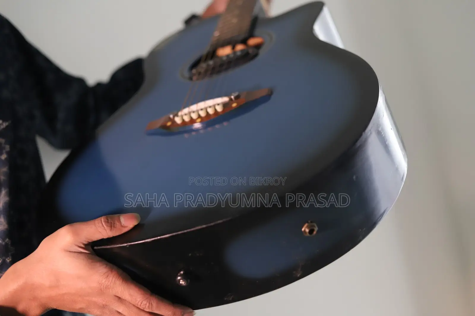 For Sale — Yamaha Blue Acoustic-Electric Guitar!
