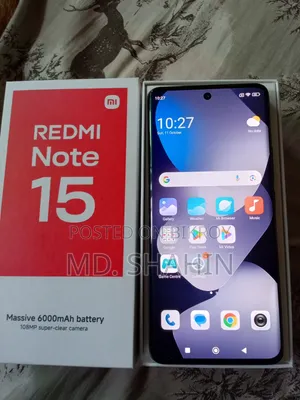 নতুন Xiaomi Redmi Note 15 256 GB Black