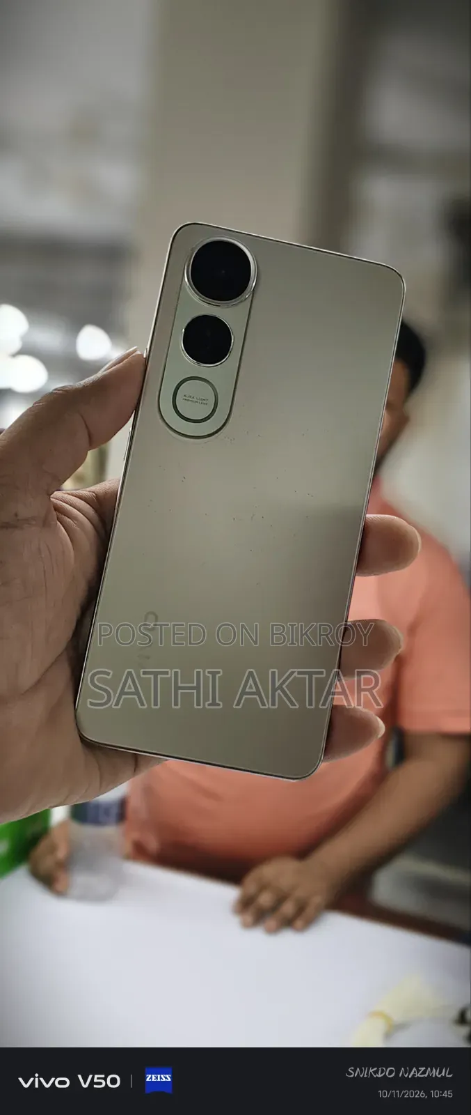 Vivo V50 Lite 256 GB Gold