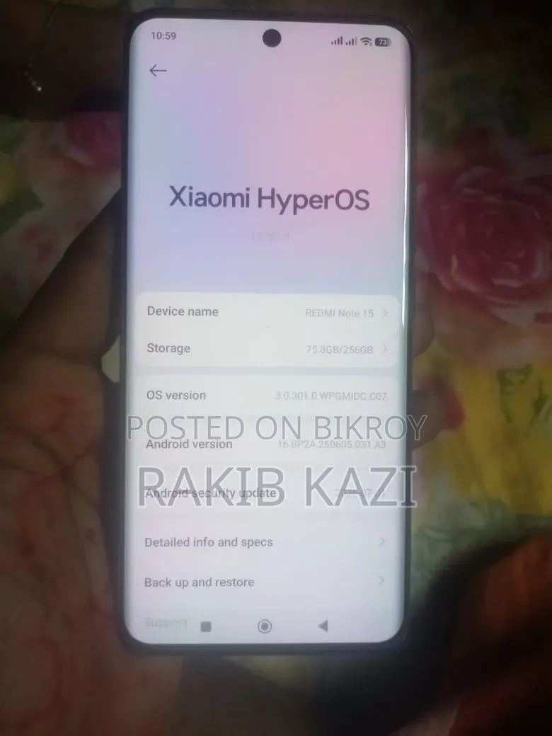 Xiaomi Redmi Note 15 256 GB Black