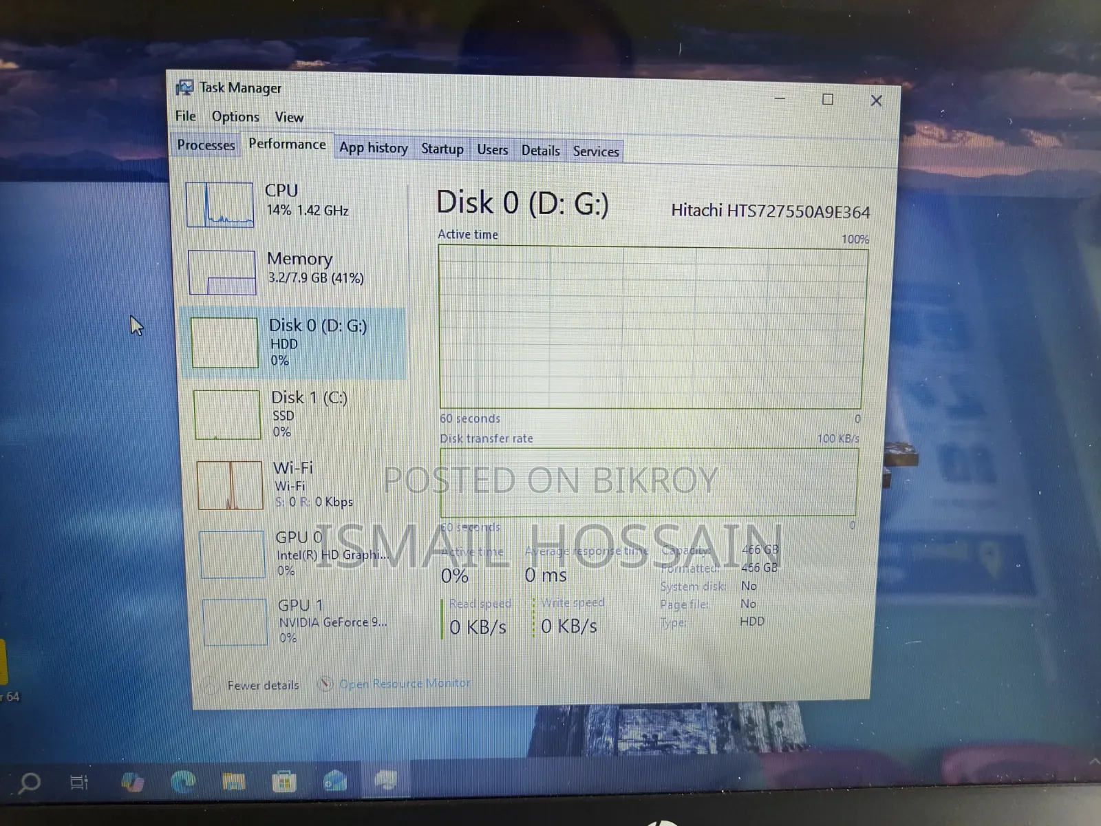 Laptop HP EliteBook 840 G3 8GB Intel Core i5 SSD 128GB