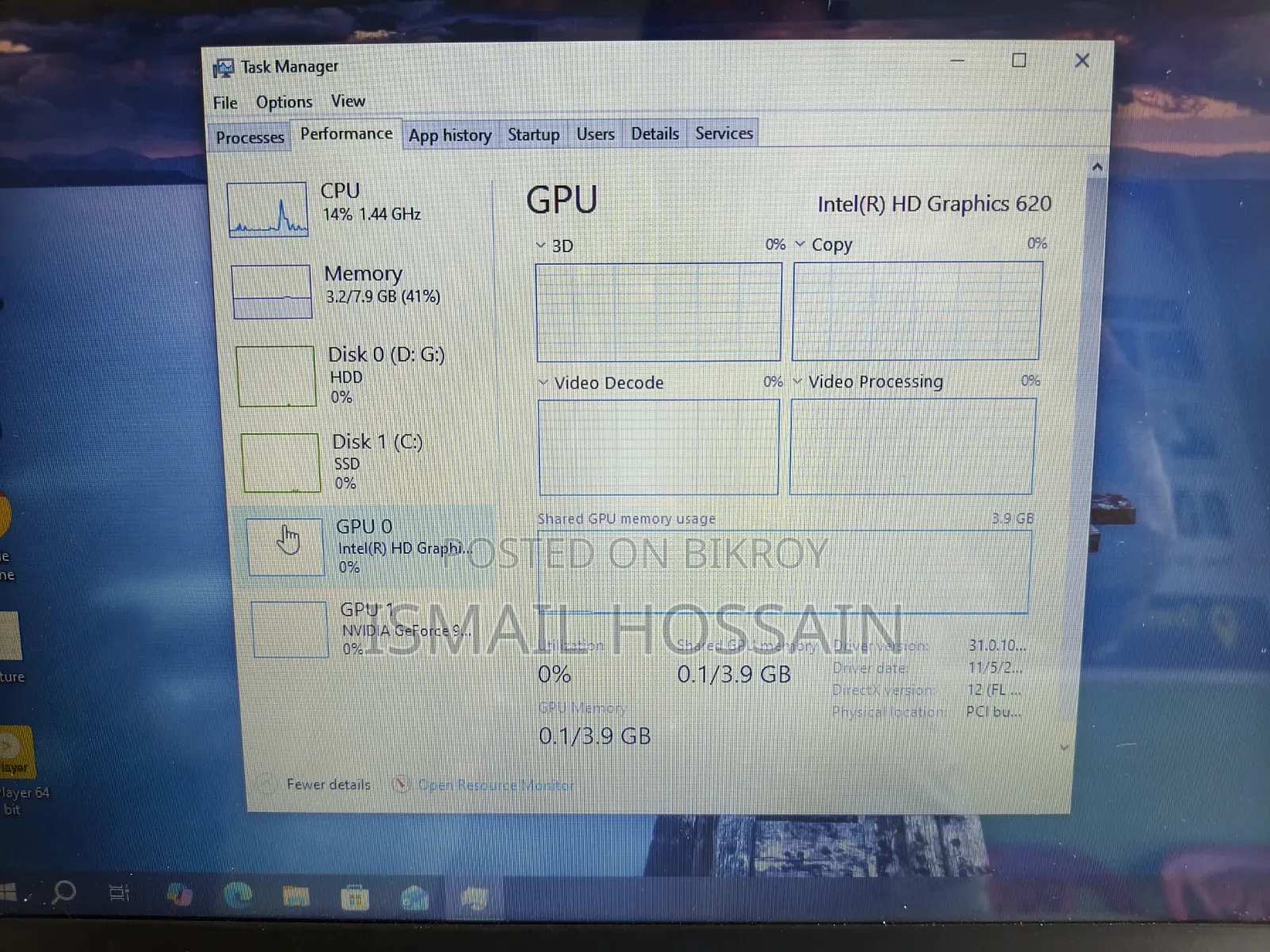 Laptop HP EliteBook 840 G3 8GB Intel Core i5 SSD 128GB