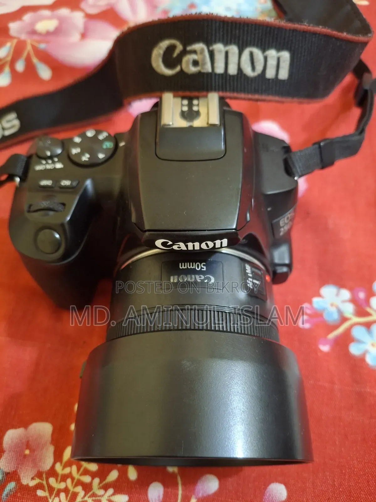 Canon 250d DSLR Camera With Lens
