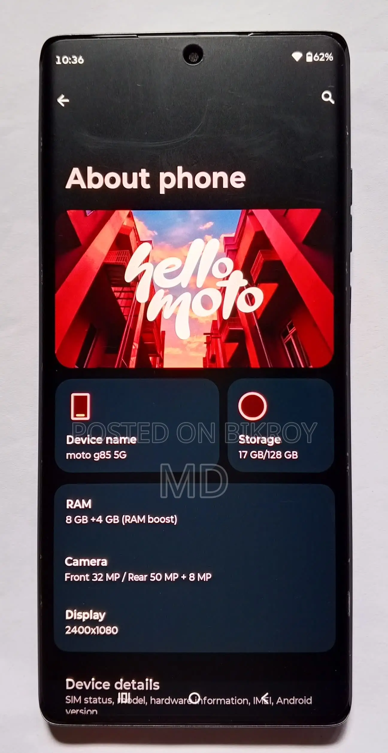 Motorola Moto G85 128 GB Black