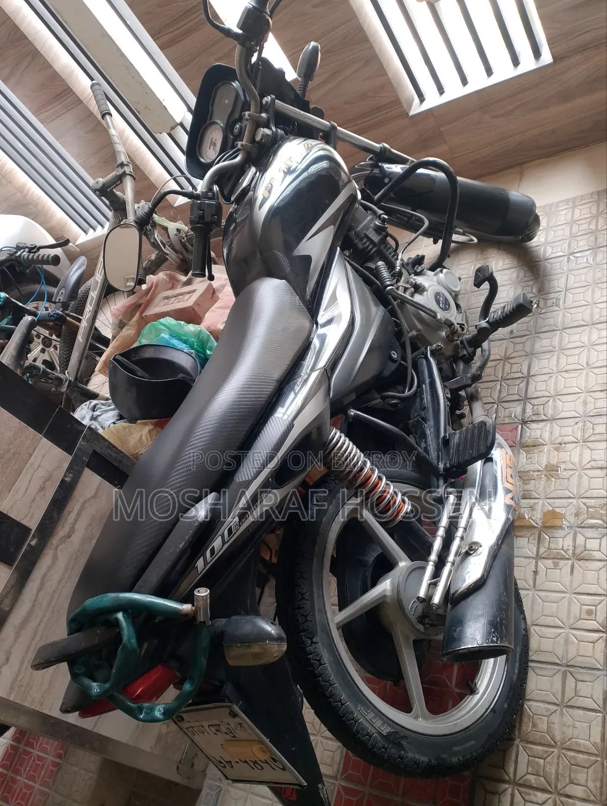 বাজাজ প্লাটিনা ১০০ ২০২১ ব্ল্যাক