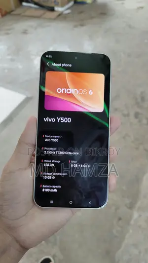 নতুন ভিভো ওয়াই ৫০০ ১২৮ জিবি হোয়াইট