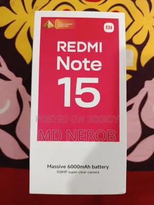 New Xiaomi Redmi Note 15 128 GB Black