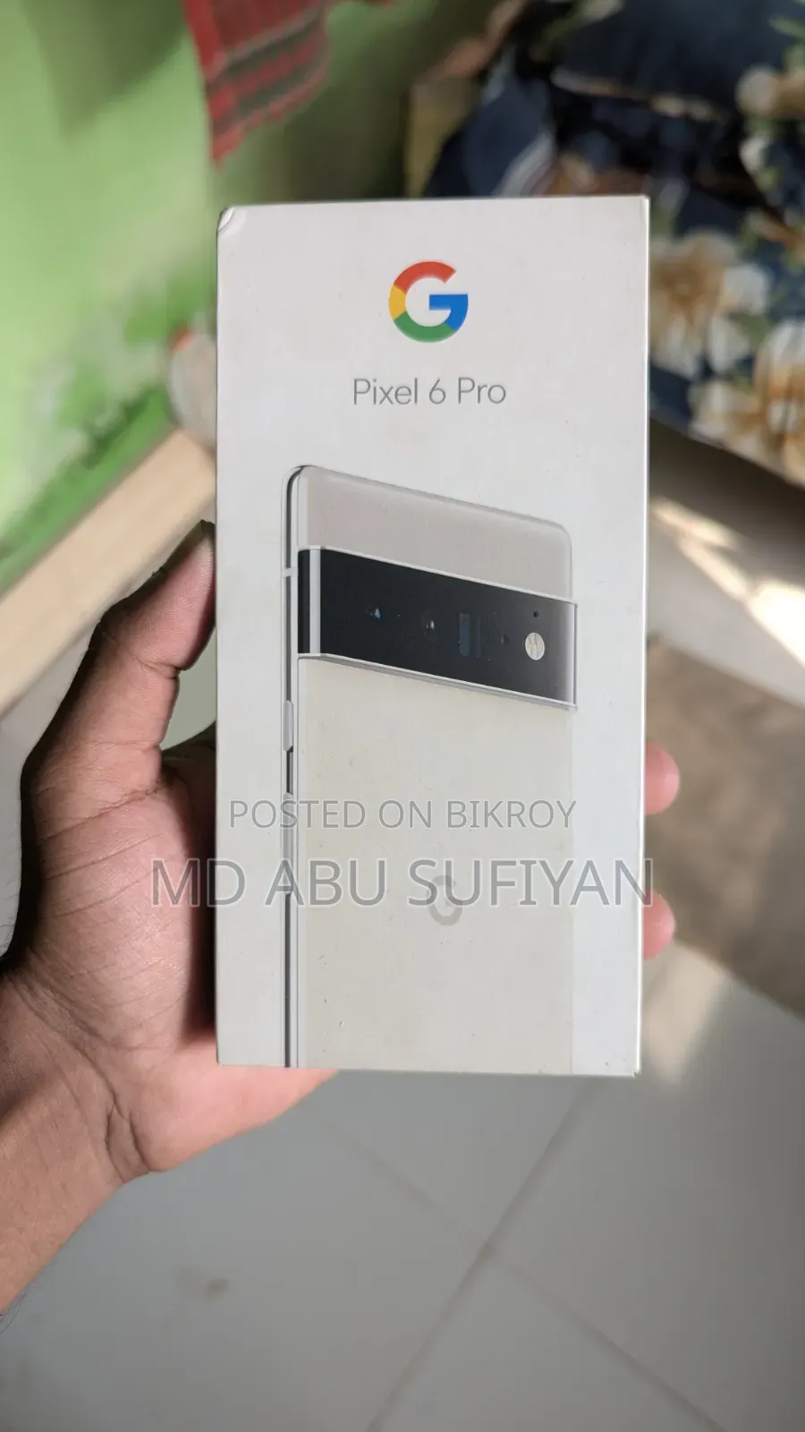 গুগল পিক্সেল ৬ প্রো ১২৮ জিবি হোয়াইট
