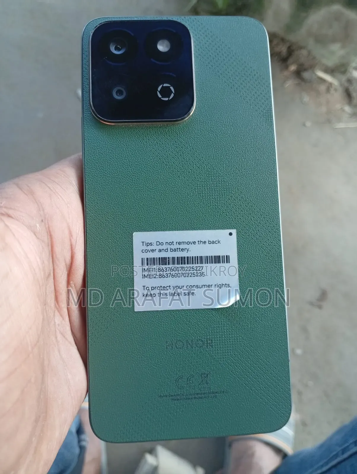Honor X7c 256 GB Green