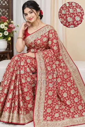 বেনারসি কাতান শাড়ি