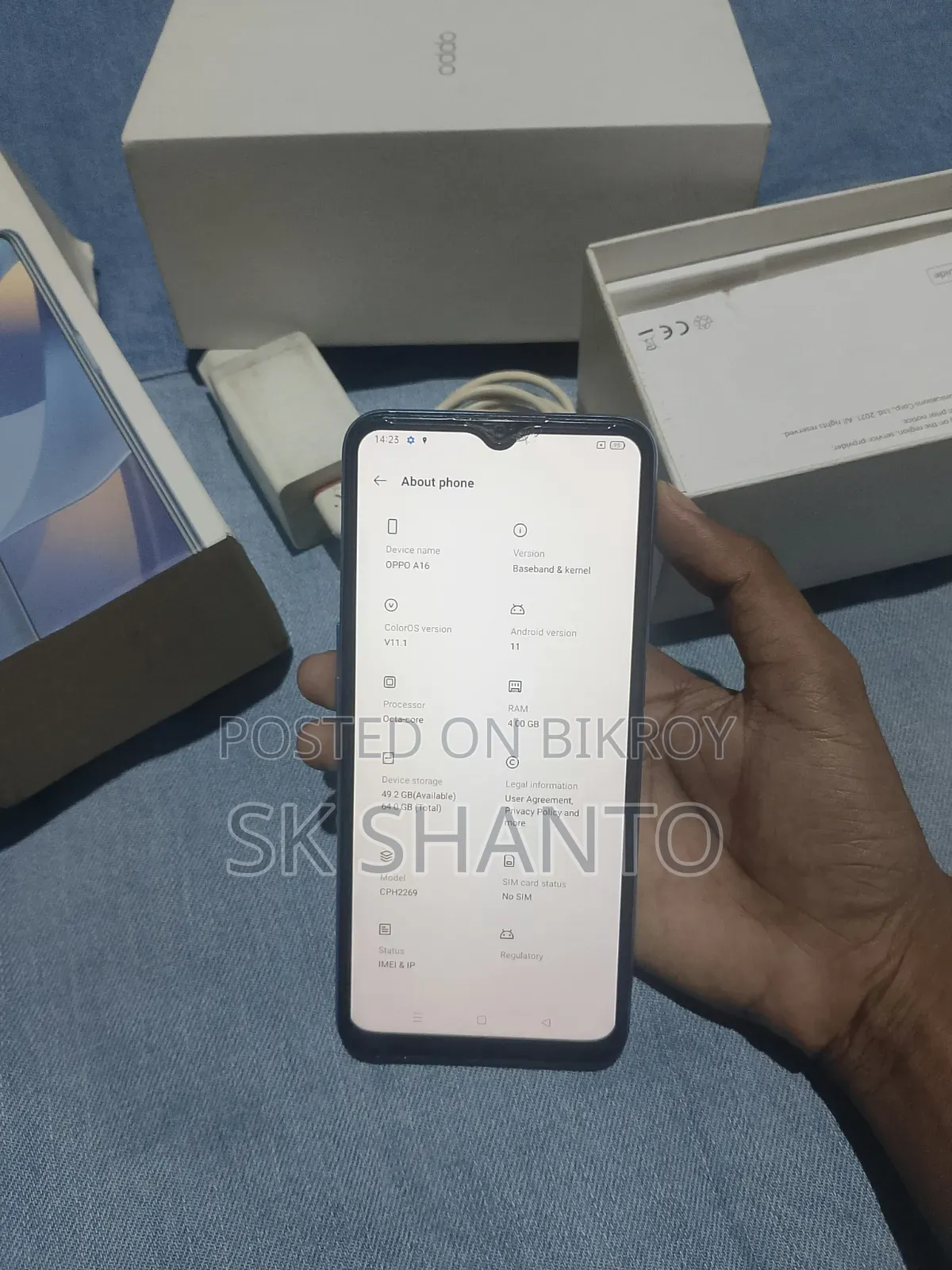 Oppo A16 64 GB Blue