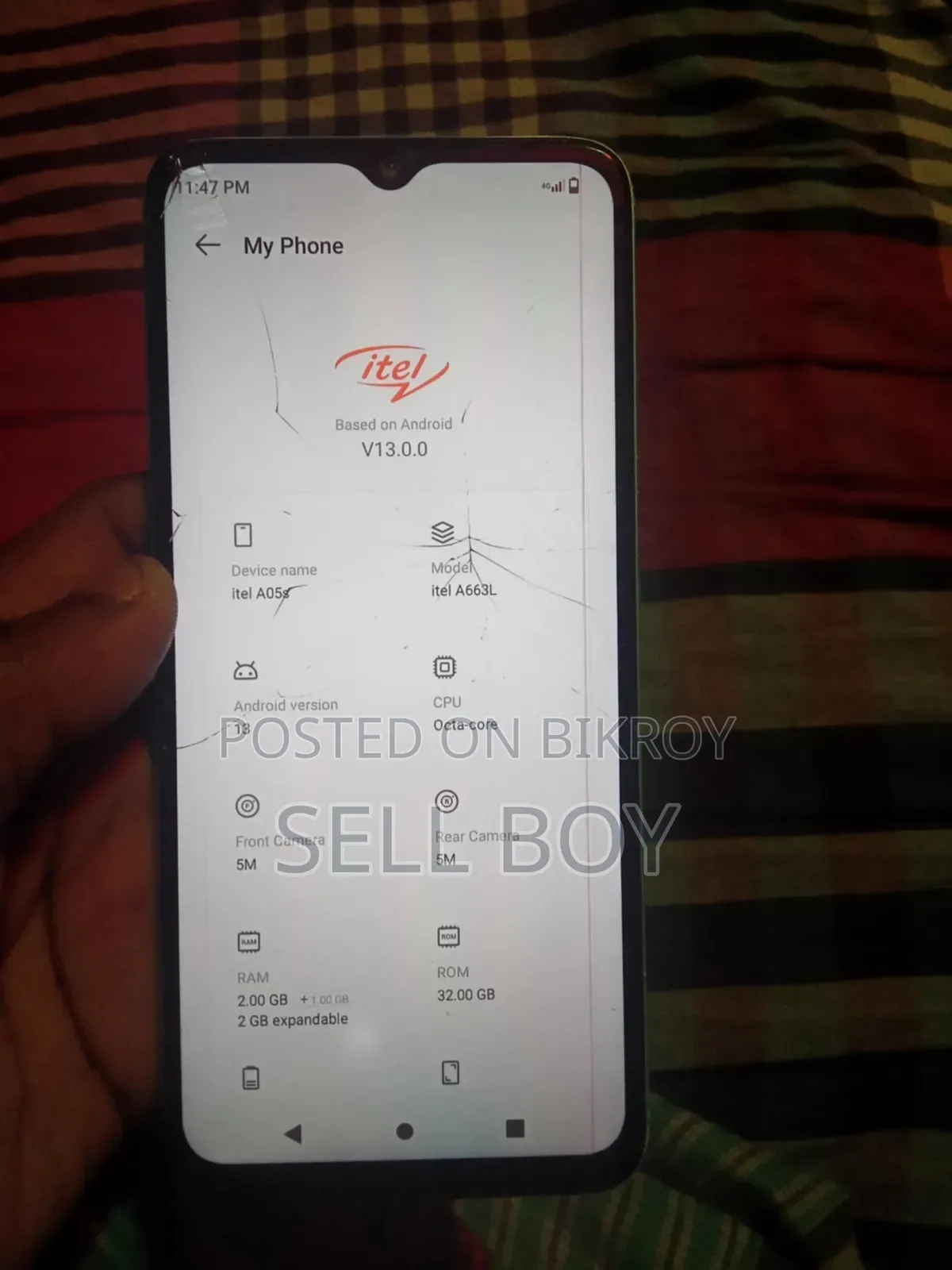 Itel A05s 32 GB Green