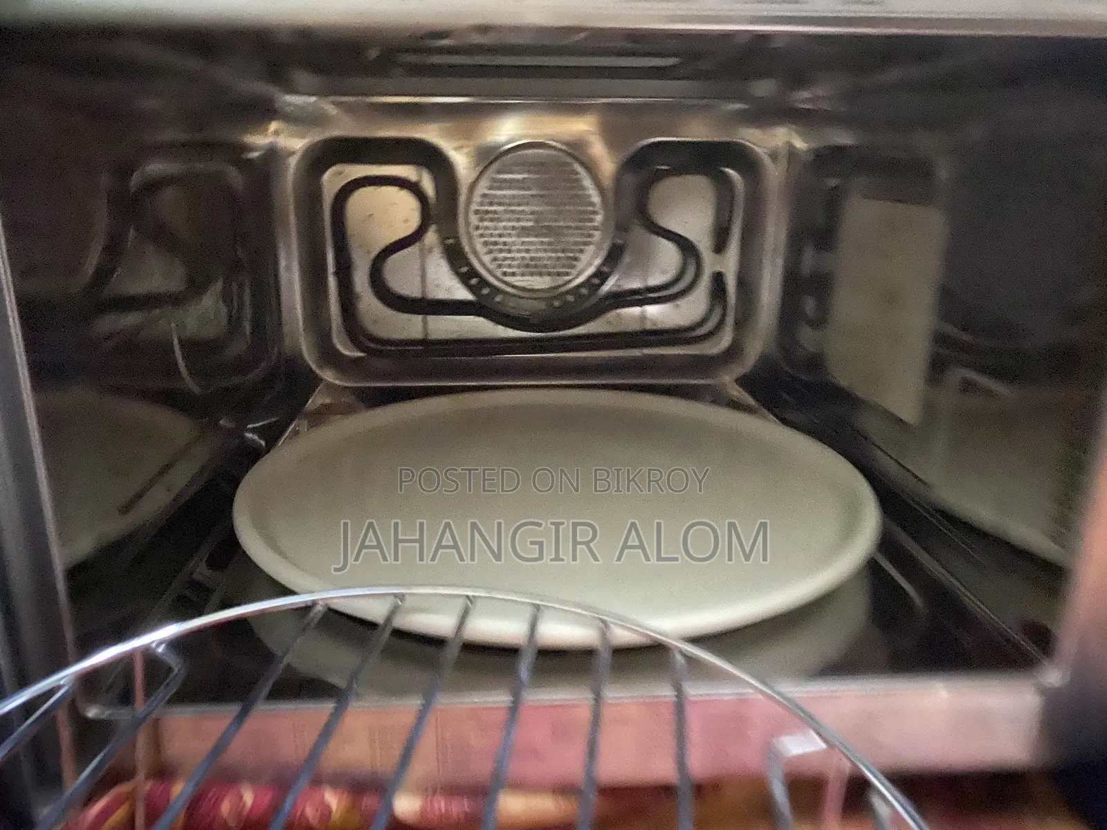 I brought a new Panasonic convection oven from Dubai.