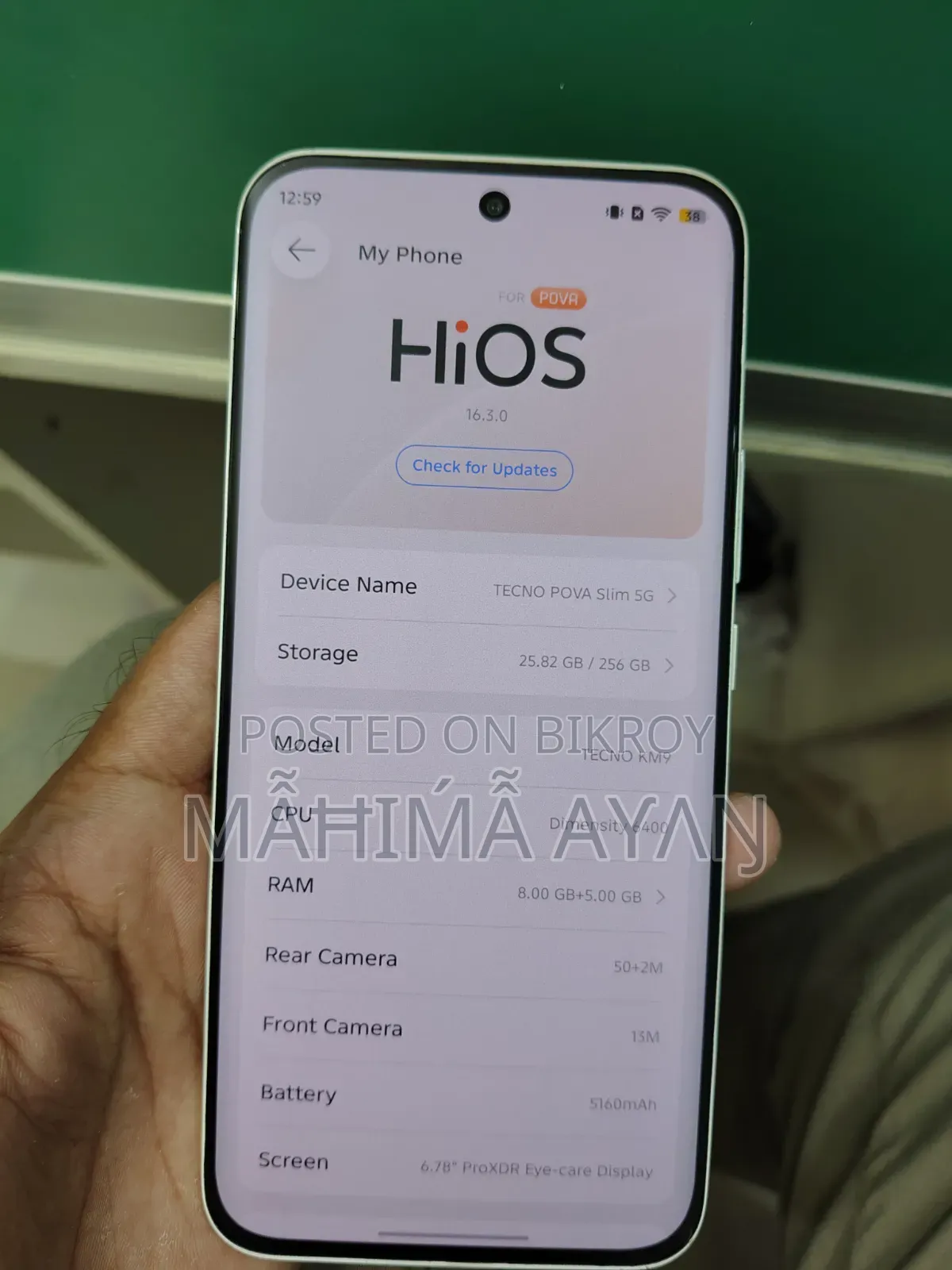 Tecno Pova Slim 5G 256 GB White
